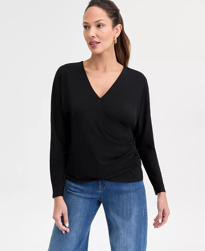 Женская блуза с рукавом долман I.N.C. International Concepts, черный
Женская блуза с рукавом долман I.N.C. International Concepts, черный