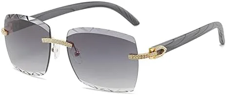 Солнцезащитные очки без оправы для женщин, блестящие солнцезащитные очки с кристаллами, женские градиентные очки, мужские солнцезащитные очки MTZJH, Double Gray
Солнцезащитные очки без оправы для женщин, блестящие солнцезащитные очки с кристаллами, женские градиентные очки, мужские солнцезащитные очки MTZJH, Double Gray