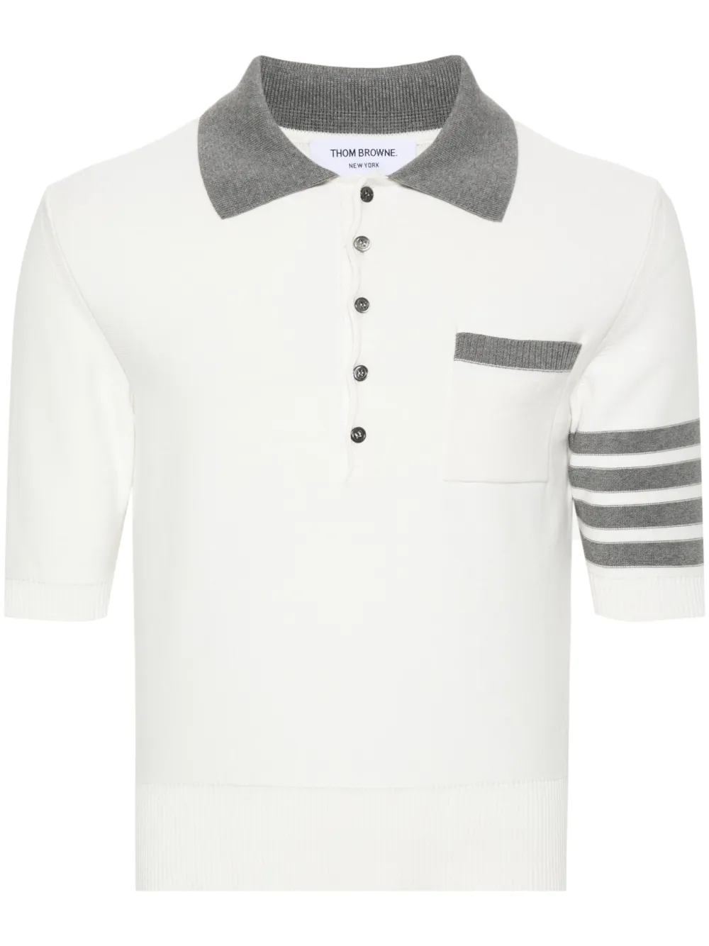 Джемпер Hector вязки интарсия с воротником поло THOM BROWNE, нейтральный
Джемпер Hector вязки интарсия с воротником поло THOM BROWNE, нейтральный