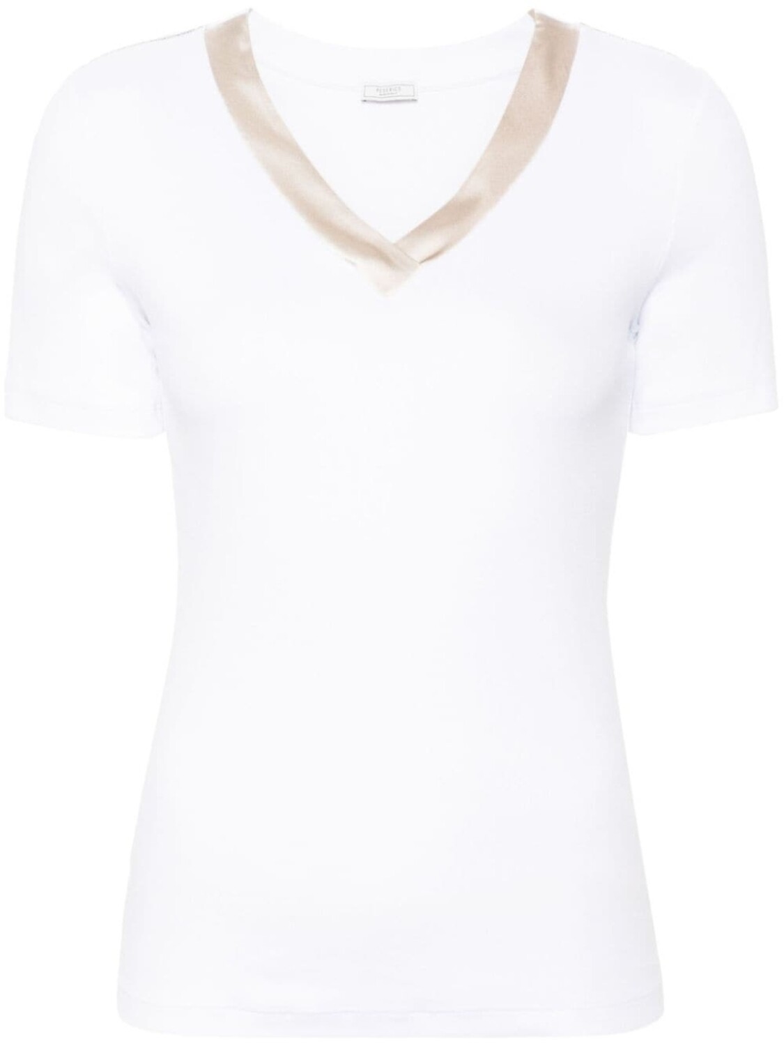 Peserico футболка в рубчик, белый
Peserico футболка в рубчик, белый