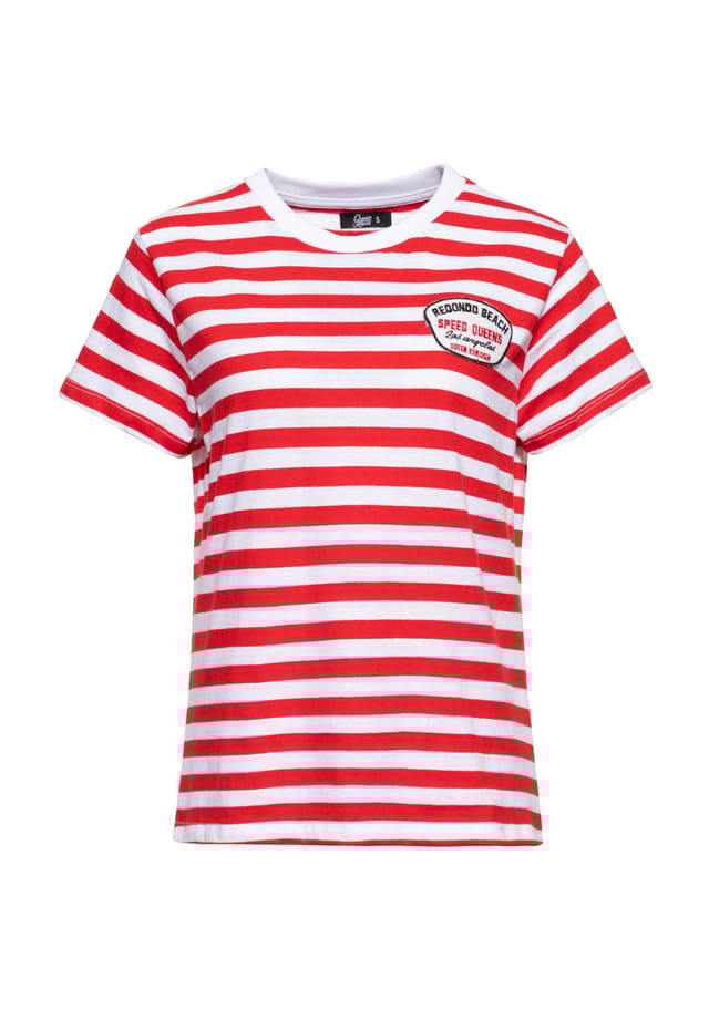Футболка с бретонскими полосками редондо-бич - speed kings Queen Kerosin, красный
Футболка с бретонскими полосками редондо-бич - speed kings Queen Kerosin, красный