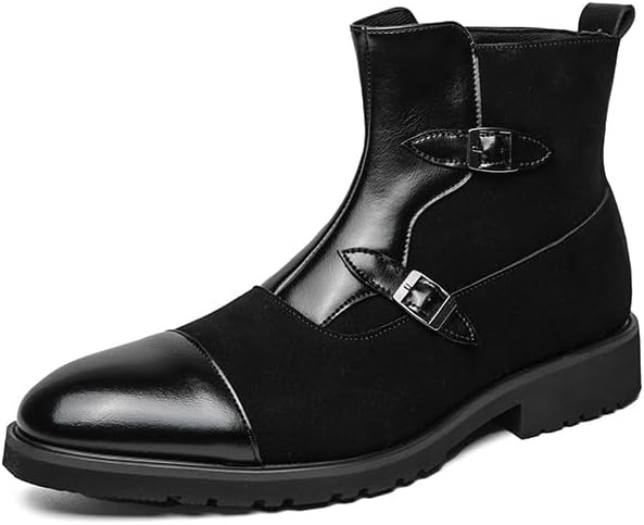 Мужские замшевые ботинки челси без шнурков, ботильоны с текстурированной поверхностью и мягкой стелькой, повседневная обувь для мужчин Zestrelax, черный
Мужские замшевые ботинки челси без шнурков, ботильоны с текстурированной поверхностью и мягкой стелькой, повседневная обувь для мужчин Zestrelax, черный