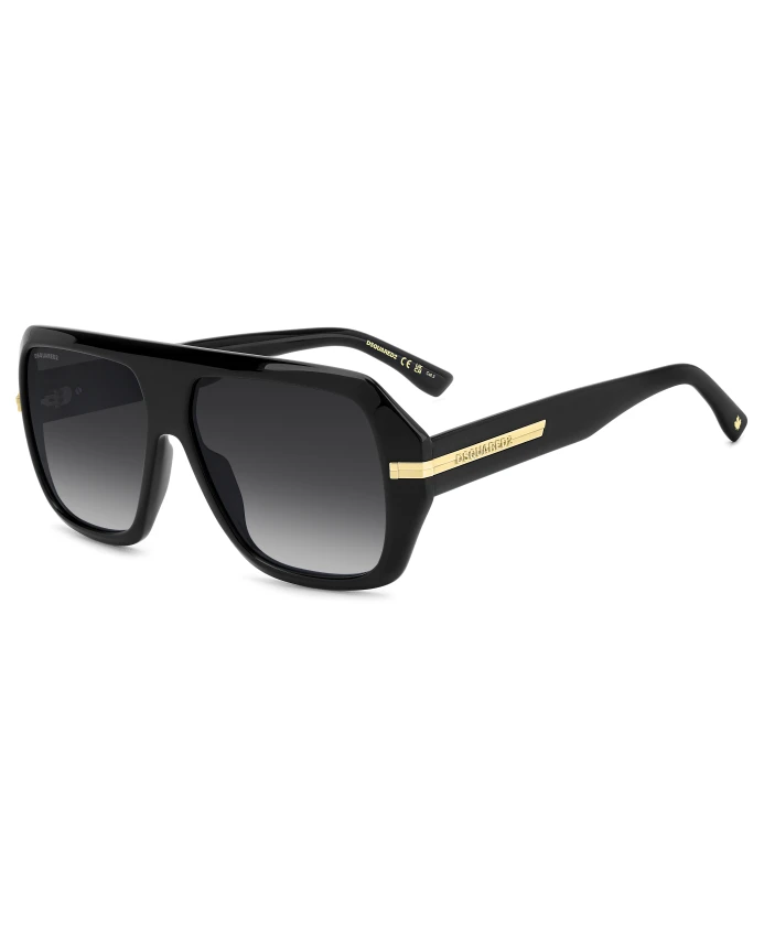 Стильные солнцезащитные очки в черной оправе Dsquared2, черный
Стильные солнцезащитные очки в черной оправе Dsquared2, черный