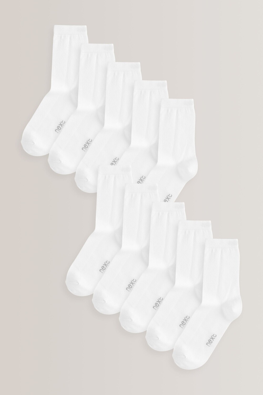 Носки с высоким содержанием хлопка в упаковке 10 шт Next, белый
Носки с высоким содержанием хлопка в упаковке 10 шт Next, белый