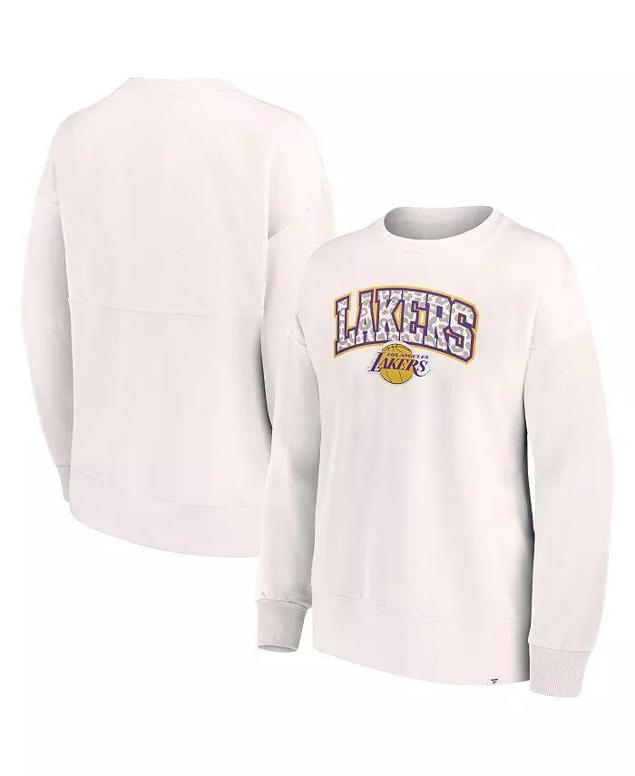 Женская белая толстовка-пуловер Los Angeles Lakers с леопардовым принтом Fanatics
Женская белая толстовка-пуловер Los Angeles Lakers с леопардовым принтом Fanatics