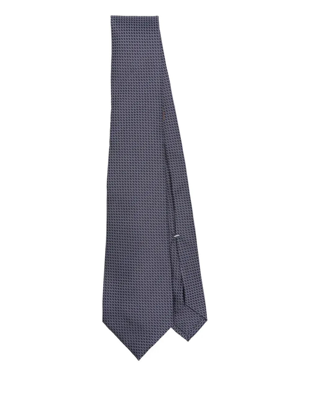 Шелковый галстук с геометричным узором Canali, синий
Шелковый галстук с геометричным узором Canali, синий
