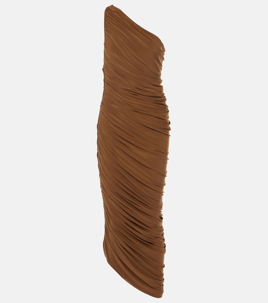 Платье Diana с рюшами, миди, с одним плечом Norma Kamali, бронзовый
Платье Diana с рюшами, миди, с одним плечом Norma Kamali, бронзовый