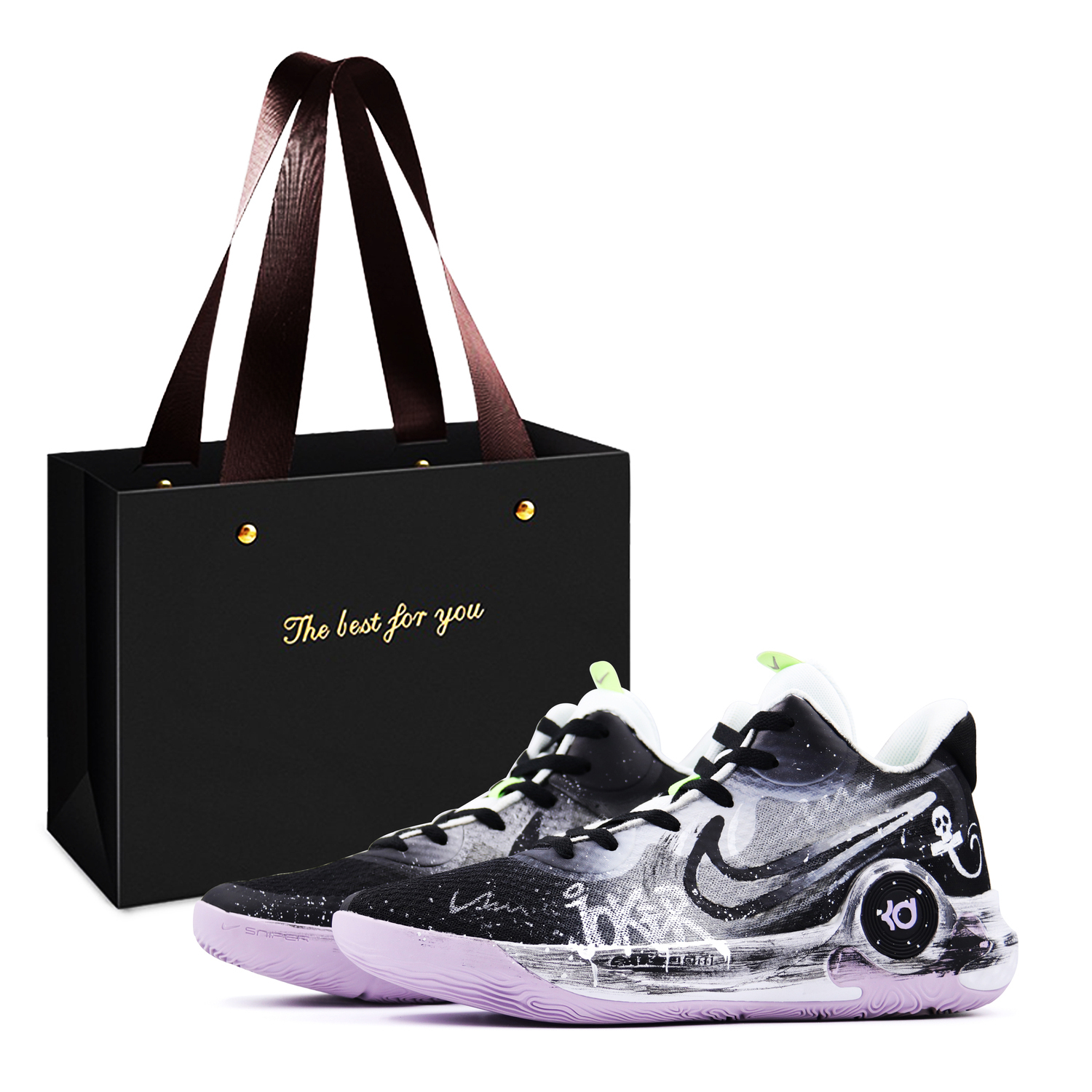 KD Trey 5 IX Shopping Bag, Soul Contract Mesh Износостойкие и легкие кроссовки Mid top Vintage Basketball Nike, черный
KD Trey 5 IX Shopping Bag, Soul Contract Mesh Износостойкие и легкие кроссовки Mid top Vintage Basketball Nike, черный