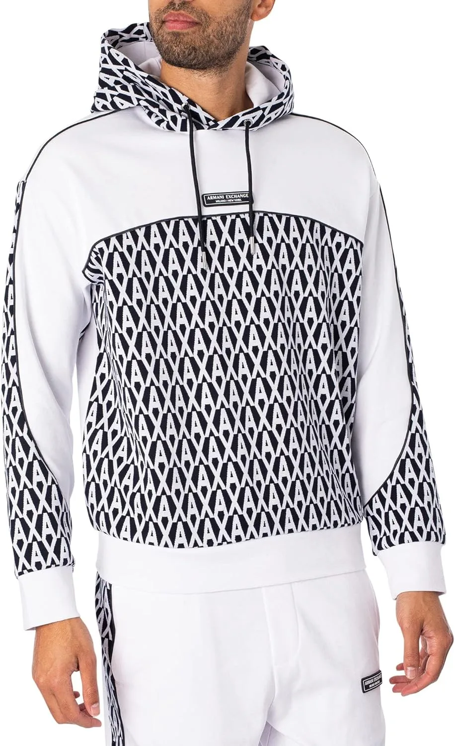 Armani Exchange мужской хлопковый джерси худи
Armani Exchange мужской хлопковый джерси худи