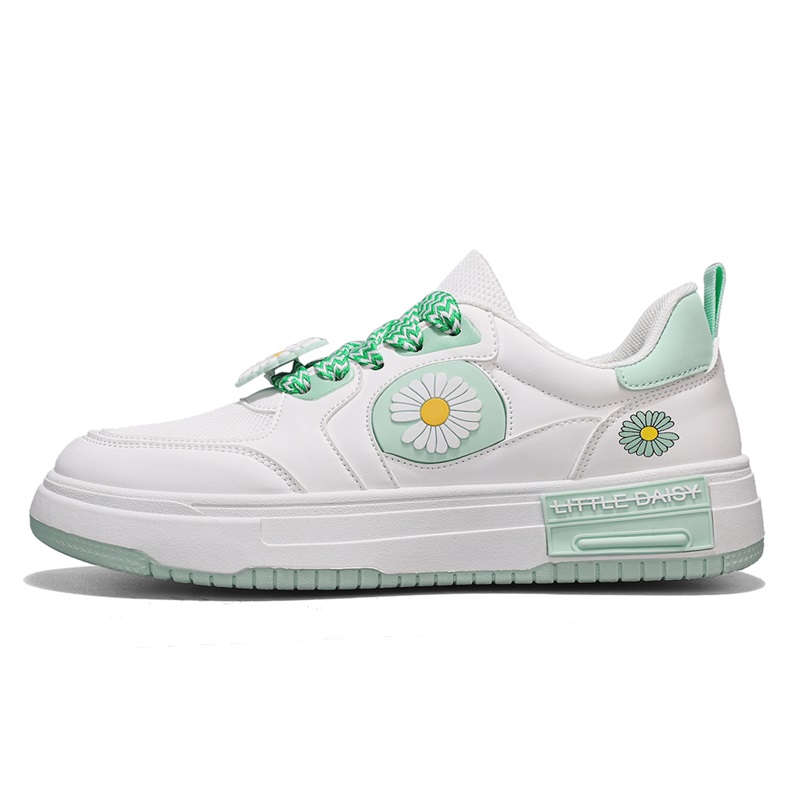 JANECO Скользоустойчивые износостойкие дышащие мужские скейтерские кеды лоу-топ бело-зеленые, цвет White Green
JANECO Скользоустойчивые износостойкие дышащие мужские скейтерские кеды лоу-топ бело-зеленые, цвет White Green