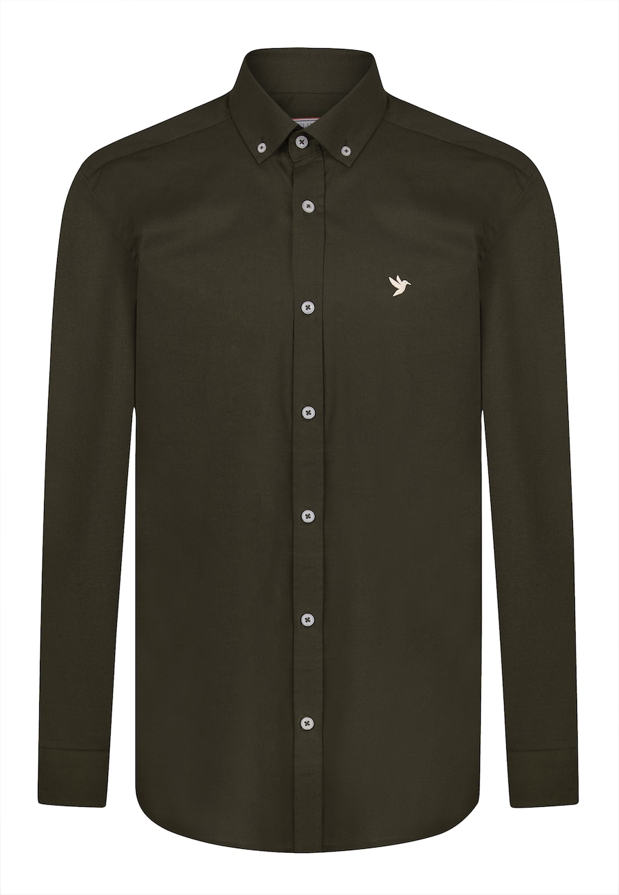 Рубашка на пуговицах классического кроя Felix Hardy, темно-зеленый
Рубашка на пуговицах классического кроя Felix Hardy, темно-зеленый
