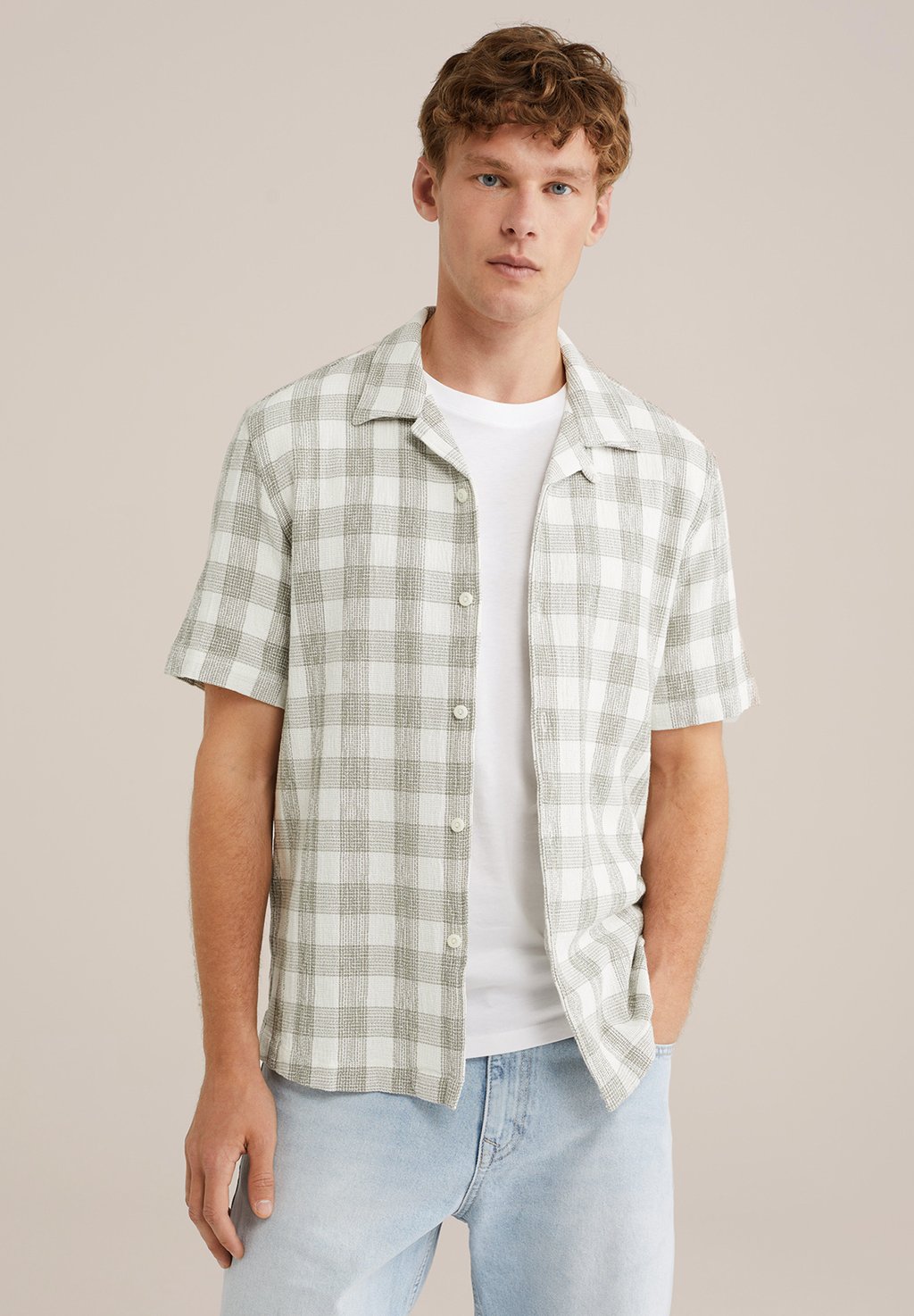 Рубашка WE Fashion, зеленый
Рубашка WE Fashion, зеленый