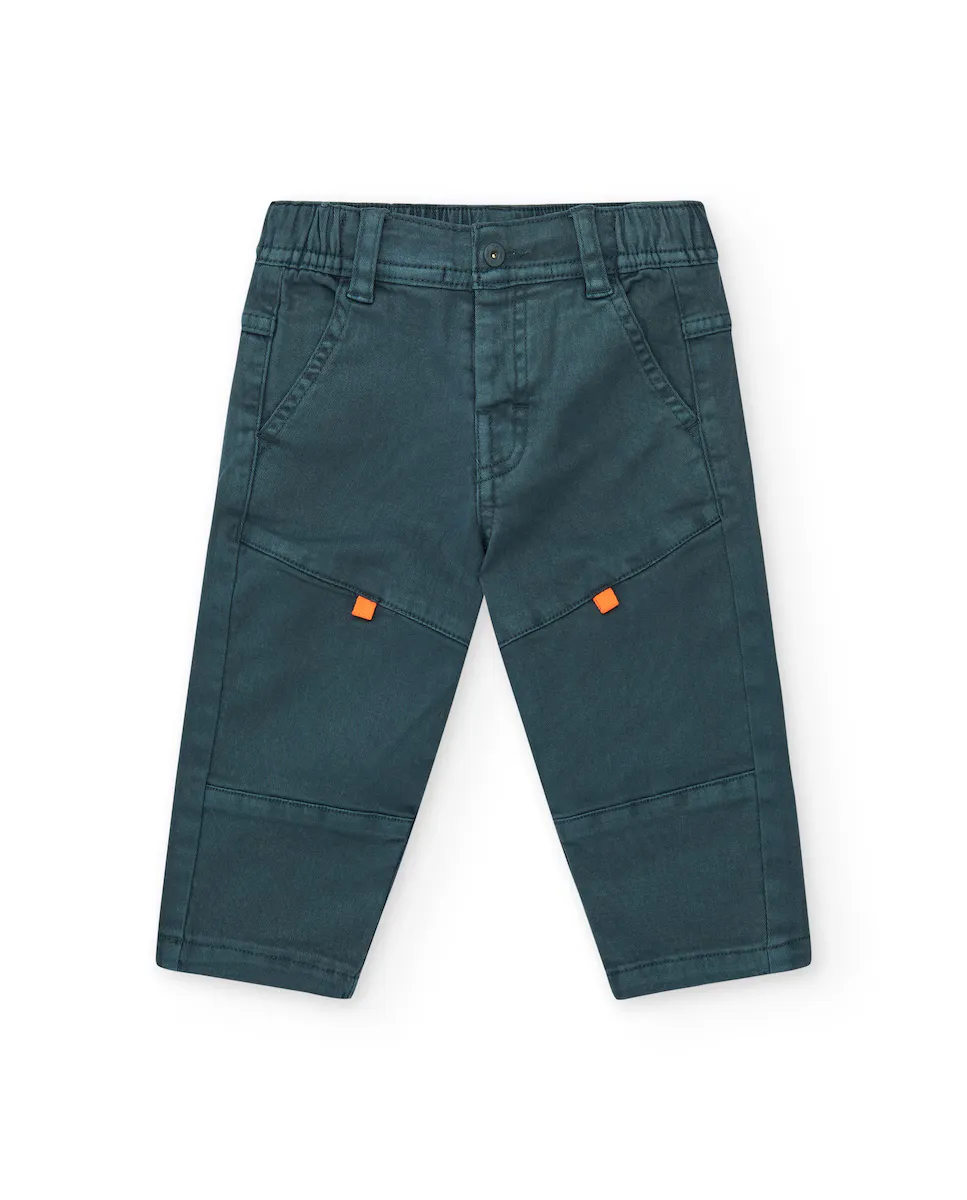 Однотонные брюки для мальчиков с петлями для ремня на талии Tuc tuc, темно-зеленый
Однотонные брюки для мальчиков с петлями для ремня на талии Tuc tuc, темно-зеленый