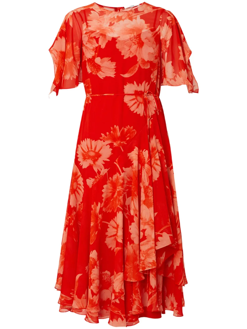 Платье миди асимметричного кроя с короткими рукавами ERDEM, красный
Платье миди асимметричного кроя с короткими рукавами ERDEM, красный