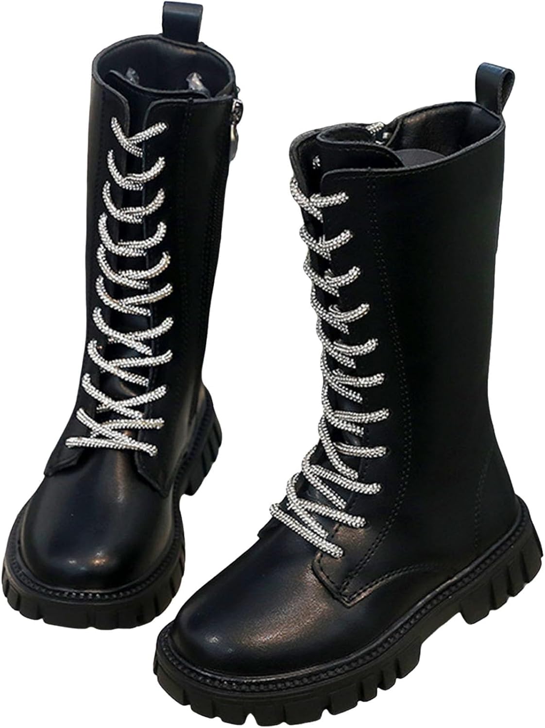 Готические ботинки для девочек, боевые ботинки для мальчиков и девочек с шнуровкой и боковой молнией, из PU кожи, панк-стиль, водонепроницаемые, до середины икры, для верховой езды, зимние, для малышей/маленьких детей/старших детей Generic, E-Bl...
Готические ботинки для девочек, боевые ботинки для мальчиков и девочек с шнуровкой и боковой молнией, из PU кожи, панк-стиль, водонепроницаемые, до середины икры, для верховой езды, зимние, для малышей/маленьких детей/старших детей Generic, E-Bl...