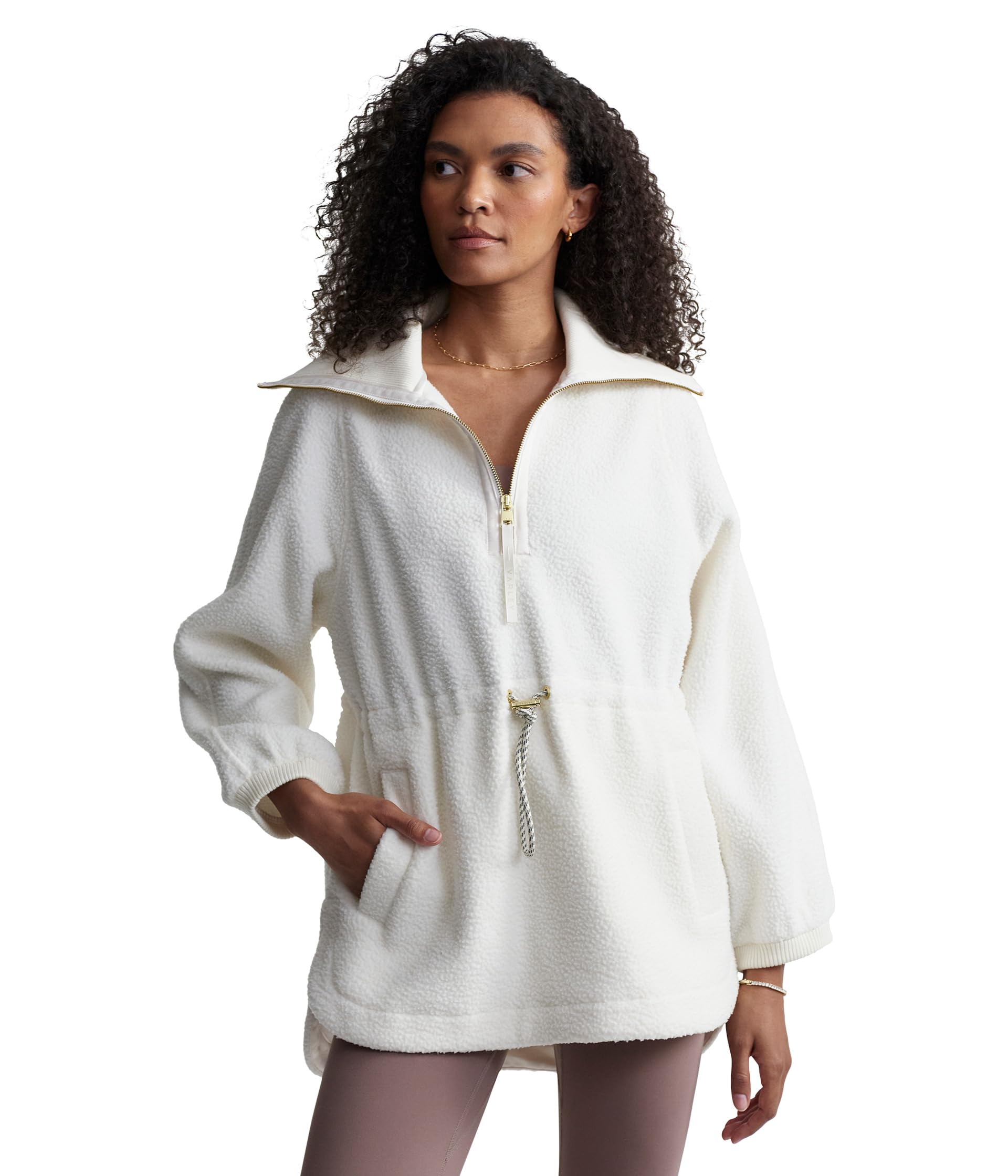 Толстовка Varley Parnel 1/2 Zip Fleece, Egret 
Толстовка Varley Parnel 1/2 Zip Fleece, Egret