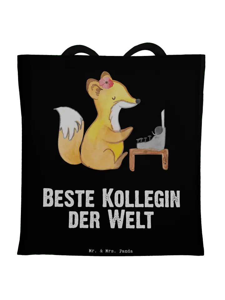 Сумка для переноски Mr & Mrs Panda Fuchs Beste Kollegin der Welt, черный
Сумка для переноски Mr & Mrs Panda Fuchs Beste Kollegin der Welt, черный