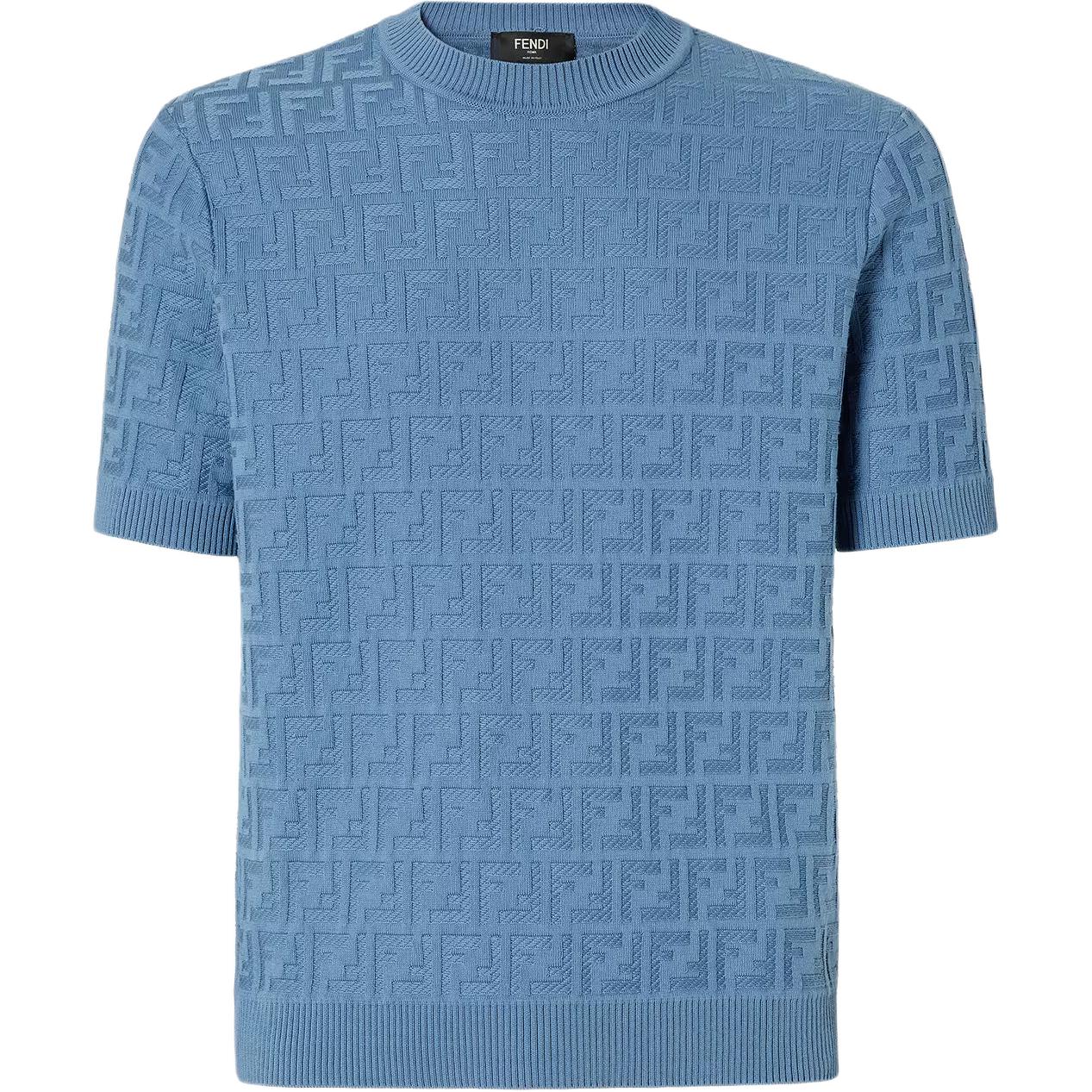 Logo Detailed Crewneck Knitted Jumper FENDI, синий
Logo Detailed Crewneck Knitted Jumper FENDI, синий