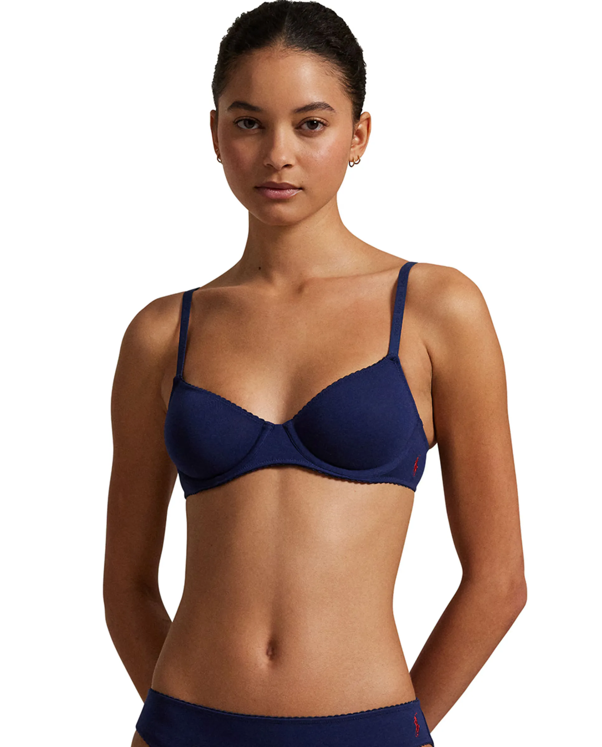 Бюстгальтер с чашками на косточках Polo Ralph Lauren, темно-синий
Бюстгальтер с чашками на косточках Polo Ralph Lauren, темно-синий