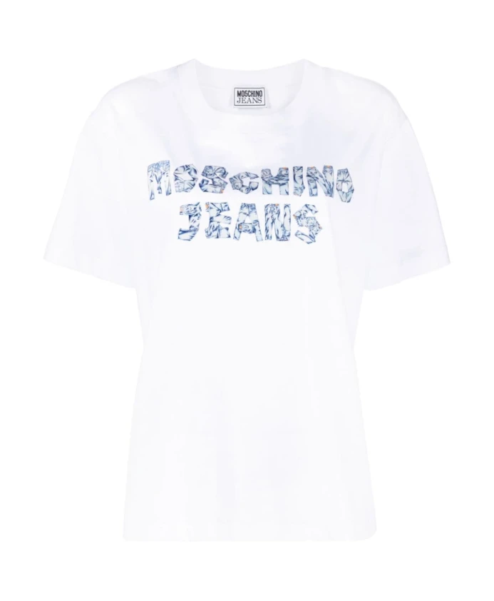 Джинсовые футболки и поло белые Moschino, белый
Джинсовые футболки и поло белые Moschino, белый