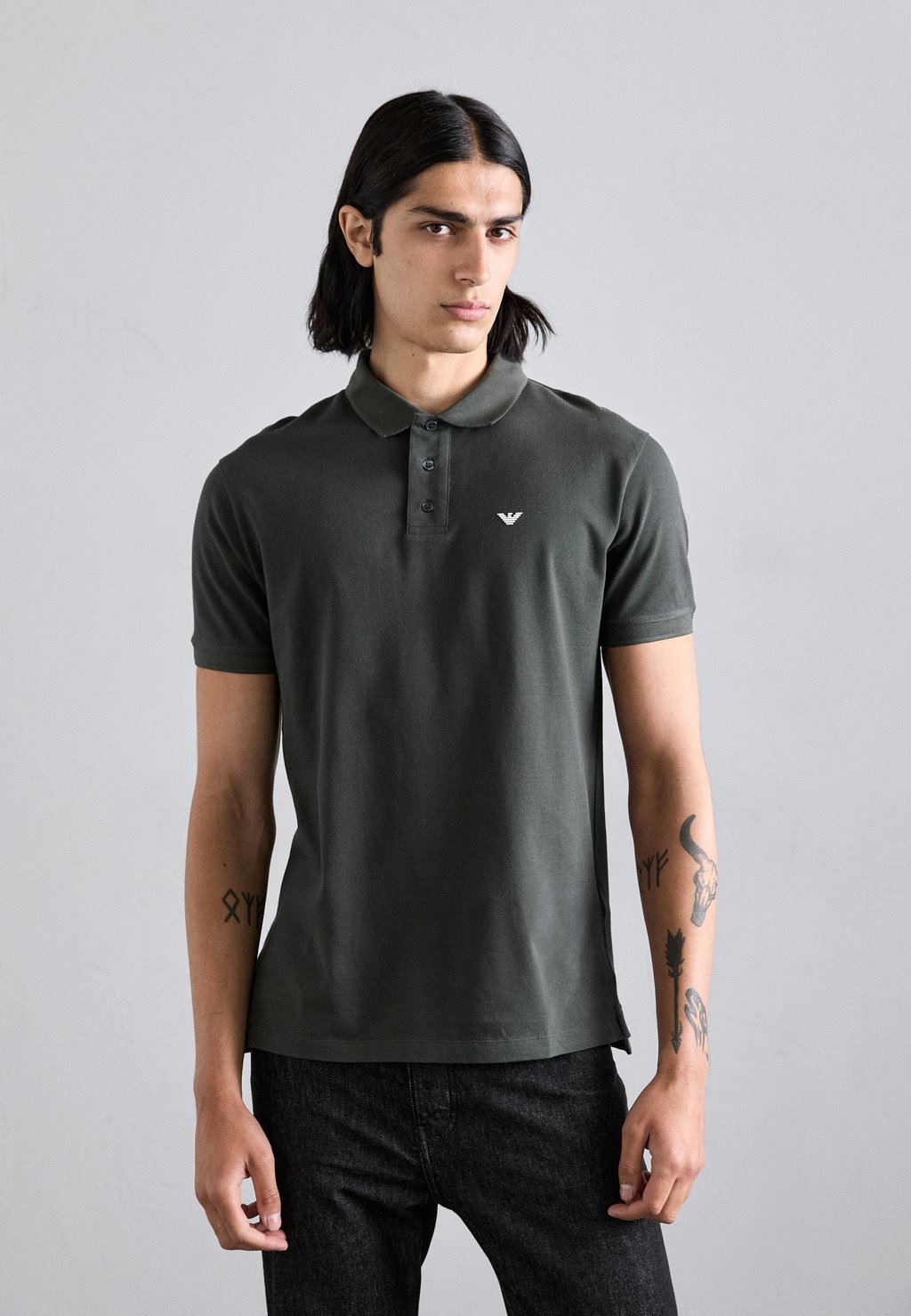 Рубашка поло Emporio Armani, черный
Рубашка поло Emporio Armani, черный