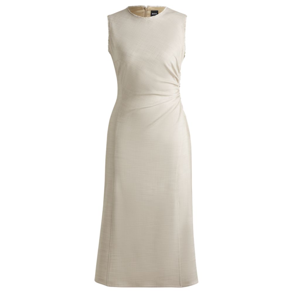 Меланжевое платье с потертостями и сборками BOSS, цвет patterned
Меланжевое платье с потертостями и сборками BOSS, цвет patterned