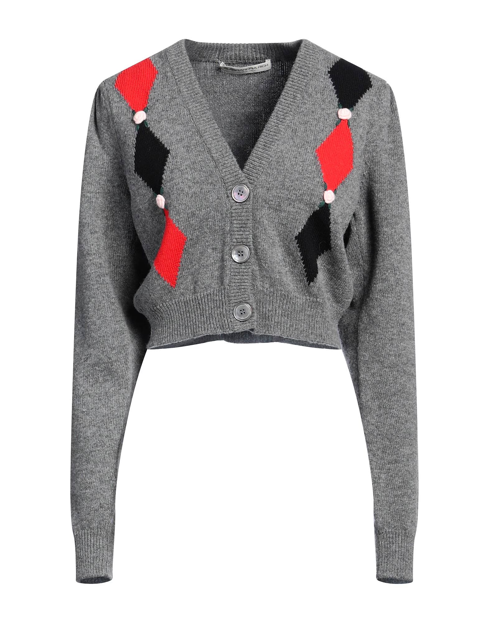 Кардиган Alessandra Rich, свинцовый
Кардиган Alessandra Rich, свинцовый