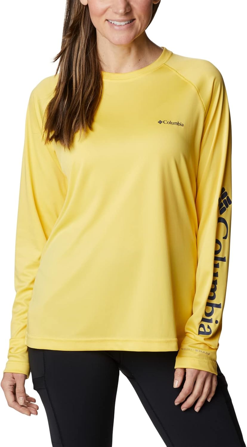 Футболка Columbia Womens Fork Stream Long Sleeve Shirt, Sun Glow/Nocturnal Logo
Футболка Columbia Womens Fork Stream Long Sleeve Shirt, Sun Glow/Nocturnal Logo