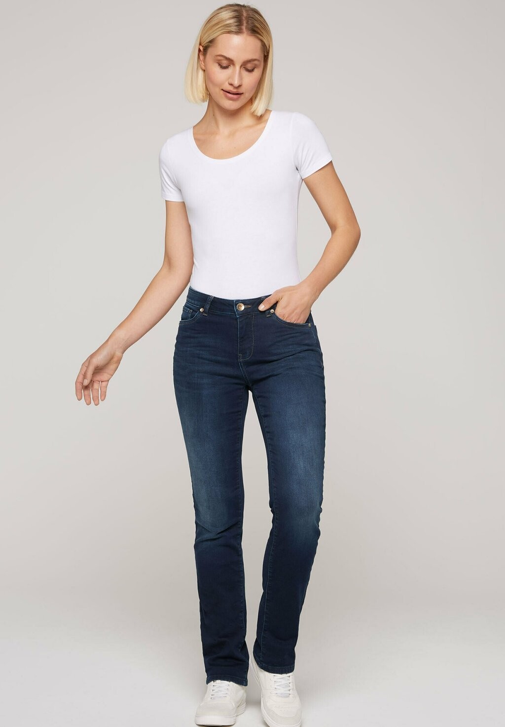 Джинсы облегающего кроя Soccx, темно-синий деним
Джинсы облегающего кроя Soccx, темно-синий деним