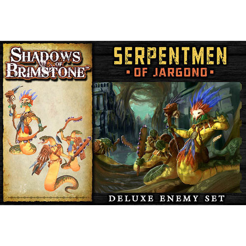 Настольная игра Flying Frog Productions Shadows of Brimstone: Deluxe Enemy Pack - Serpentmen of Jargono 
Настольная игра Flying Frog Productions Shadows of Brimstone: Deluxe Enemy Pack - Serpentmen of Jargono