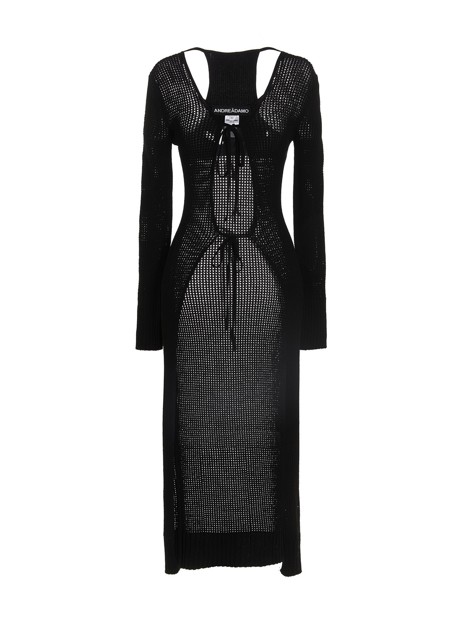 Ажурный длинный кардиган ANDREĀDAMO, черный
Ажурный длинный кардиган ANDREĀDAMO, черный