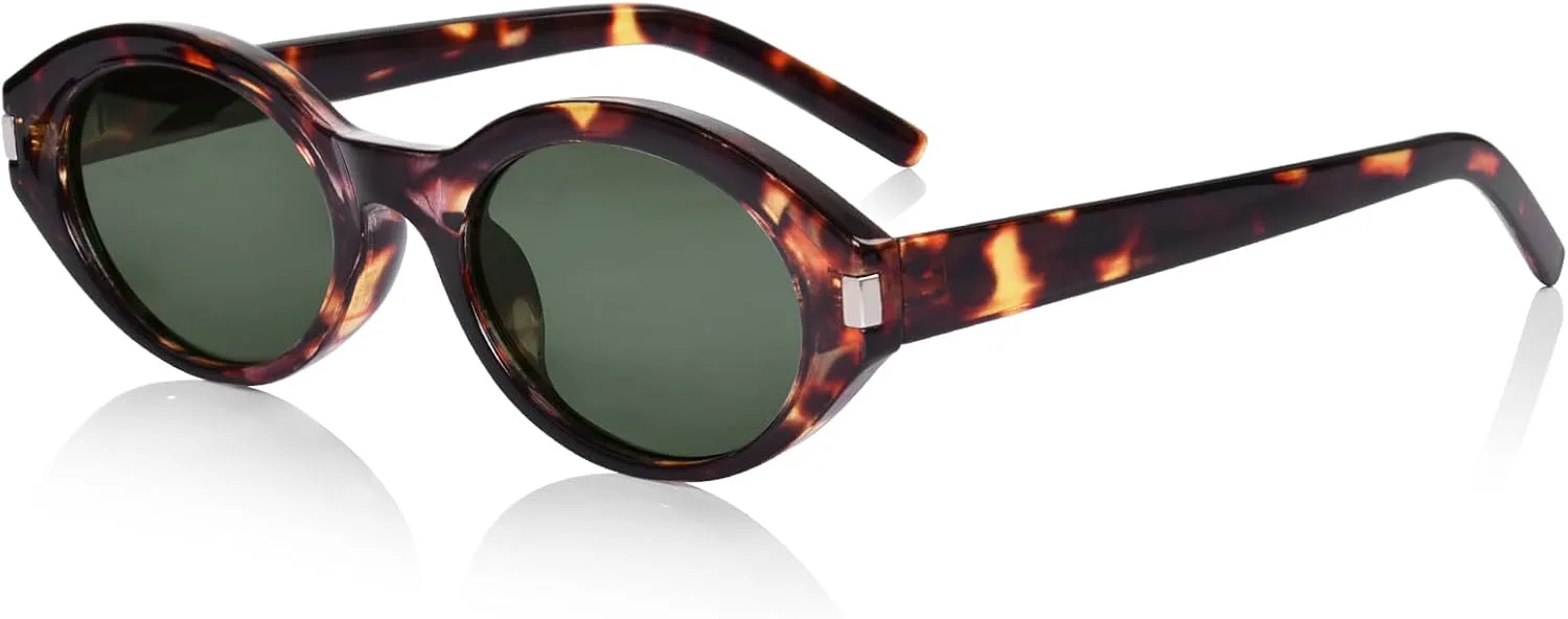 Модные овальные солнцезащитные очки для женщин, ретро, маленькие узкие, в стиле 90-х, модные очки Y2k с защитой от УФ-излучения UV400 VEDAOHO, Tortoise
Модные овальные солнцезащитные очки для женщин, ретро, маленькие узкие, в стиле 90-х, модные очки Y2k с защитой от УФ-излучения UV400 VEDAOHO, Tortoise