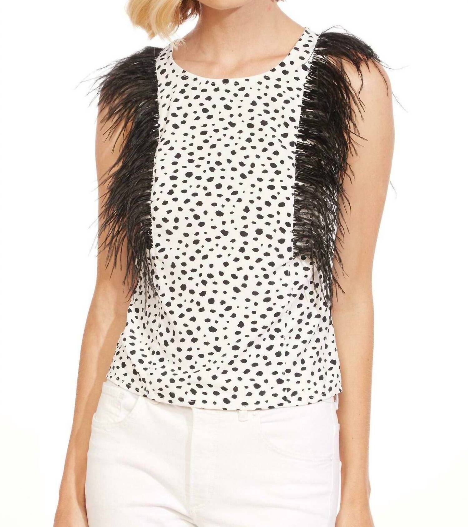 Топ из перьев в терраццо-точечный узор EVA FRANCO, цвет terazzo dot
Топ из перьев в терраццо-точечный узор EVA FRANCO, цвет terazzo dot