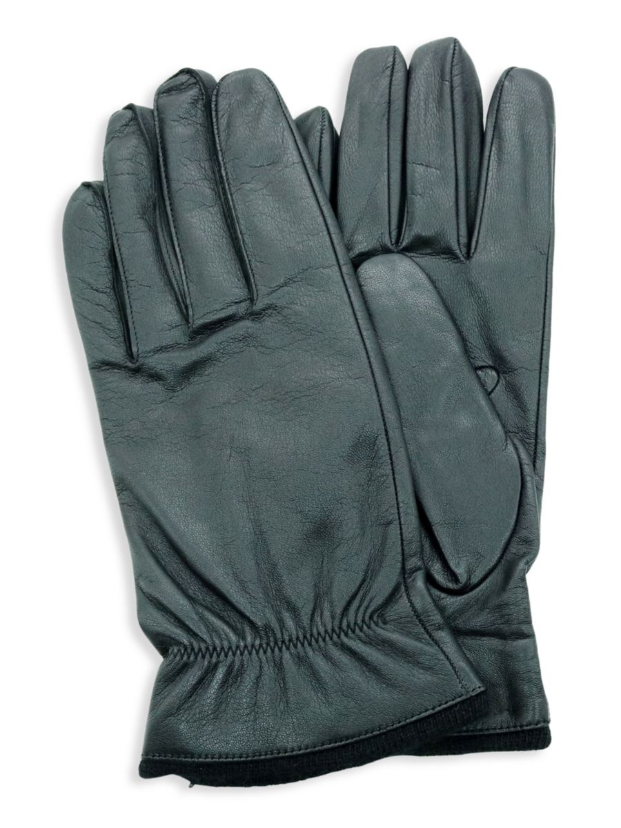 Кожаные перчатки с кашемировой подкладкой Portolano, черный
Кожаные перчатки с кашемировой подкладкой Portolano, черный