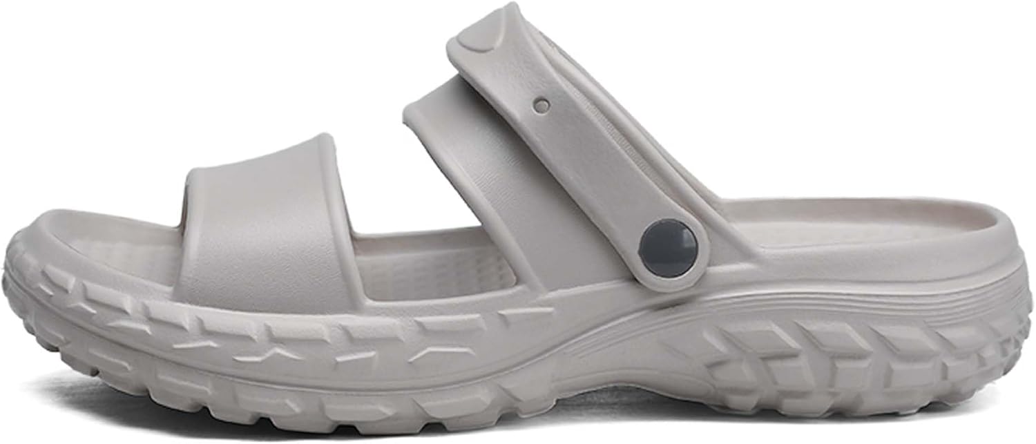 Вьетнамки унисекс Vtiao с модной подошвой в форме шины, противоскользящие, с регулируемым ремешком на пятке для легкого превращения в сандалии, серый
Вьетнамки унисекс Vtiao с модной подошвой в форме шины, противоскользящие, с регулируемым ремешком на пятке для легкого превращения в сандалии, серый