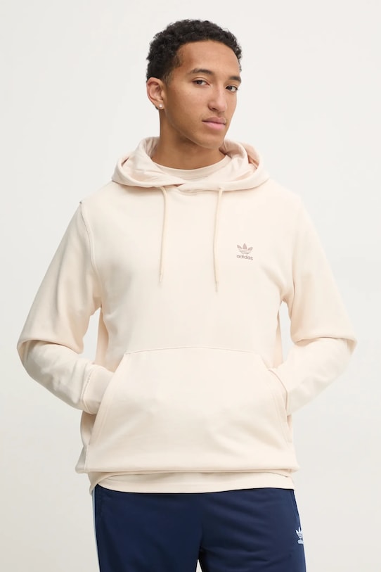 Хлопковая толстовка Essential Adidas Originals, бежевый
Хлопковая толстовка Essential Adidas Originals, бежевый