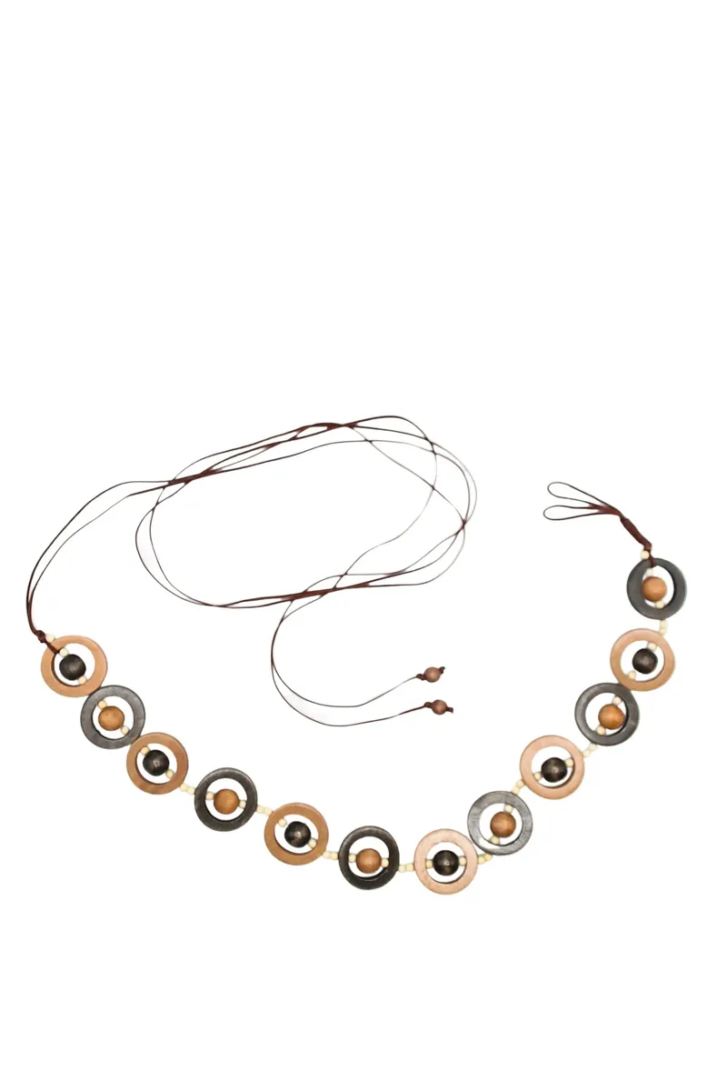 COLLEZIONE ALESSANDRO Поясной ремень "Солярия", деревянный ремень для завязывания, коричневый
COLLEZIONE ALESSANDRO Поясной ремень "Солярия", деревянный ремень для завязывания, коричневый