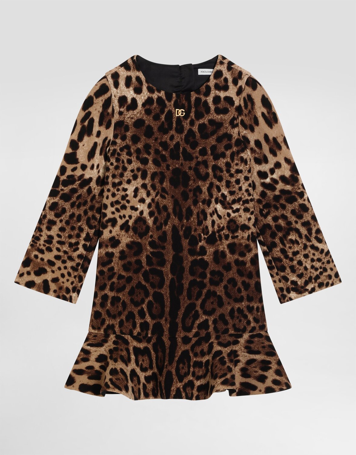 Платье из двойного крепа с леопардовым принтом Dolce&Gabbana, мультиколор
Платье из двойного крепа с леопардовым принтом Dolce&Gabbana, мультиколор