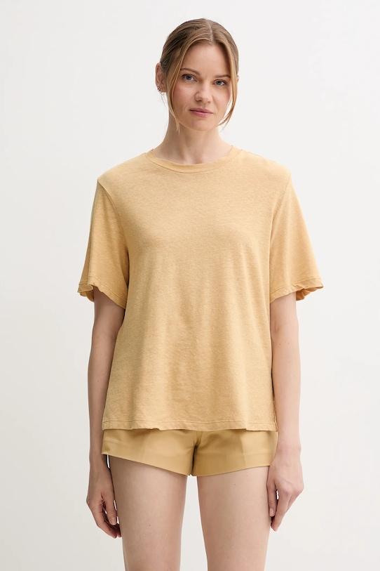 Льняная футболка Sisley, зеленый
Льняная футболка Sisley, зеленый