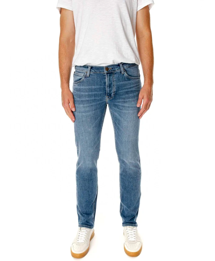 Джинсы прямого кроя на молнии. Lee, синий
Джинсы прямого кроя на молнии. Lee, синий