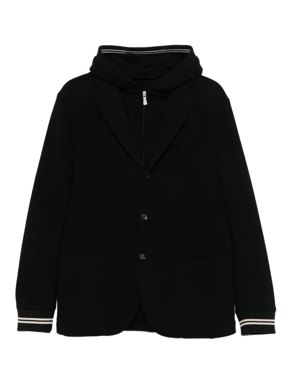 Блейзер с капюшоном Eleventy, черный
Блейзер с капюшоном Eleventy, черный