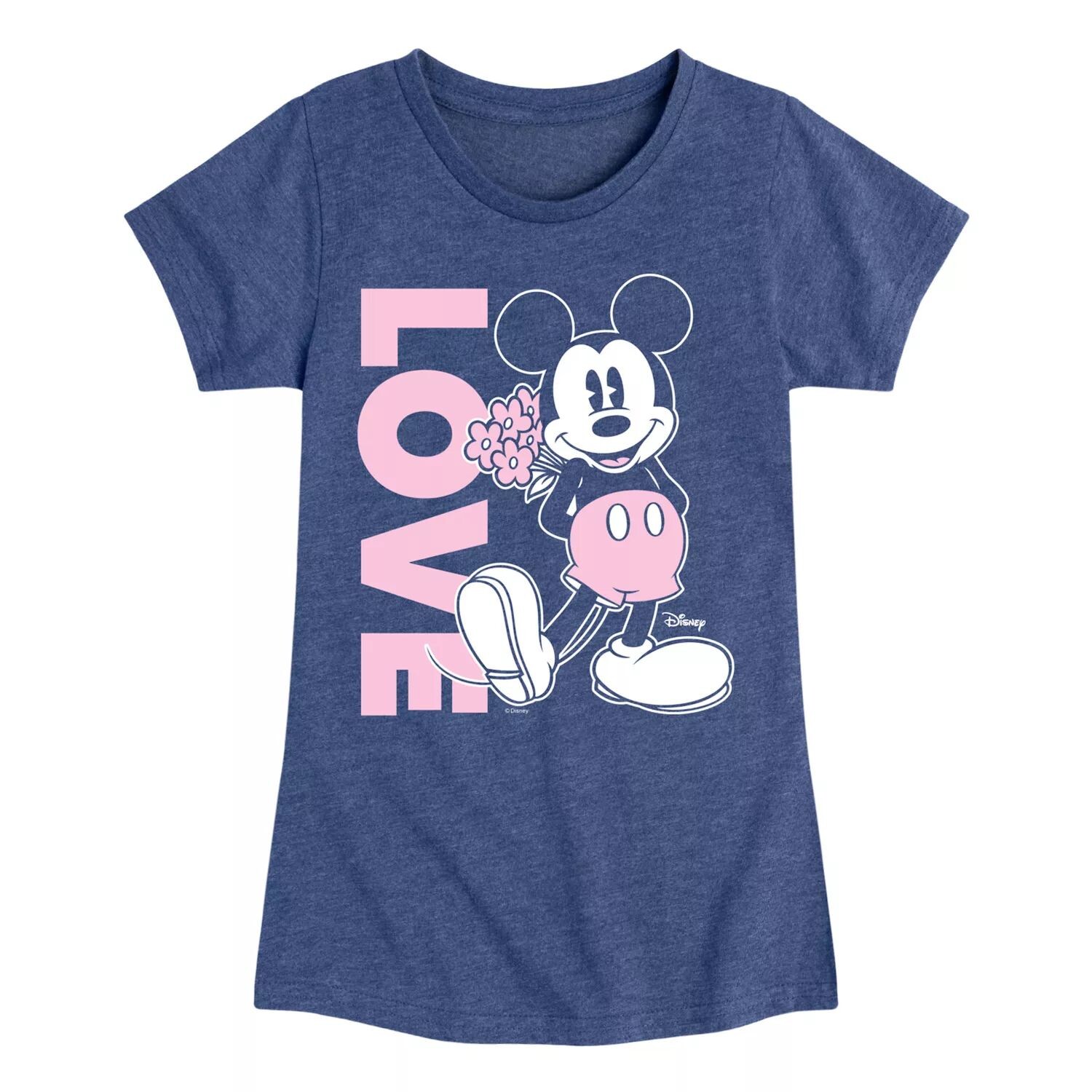 Футболка с изображением Микки Мауса Disney для девочек 7–16 лет с рисунком Love Licensed Character, синий
Футболка с изображением Микки Мауса Disney для девочек 7–16 лет с рисунком Love Licensed Character, синий