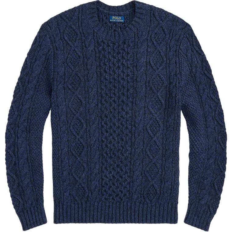 Классический свитер рыбака Polo Ralph Lauren, темно-синий
Классический свитер рыбака Polo Ralph Lauren, темно-синий