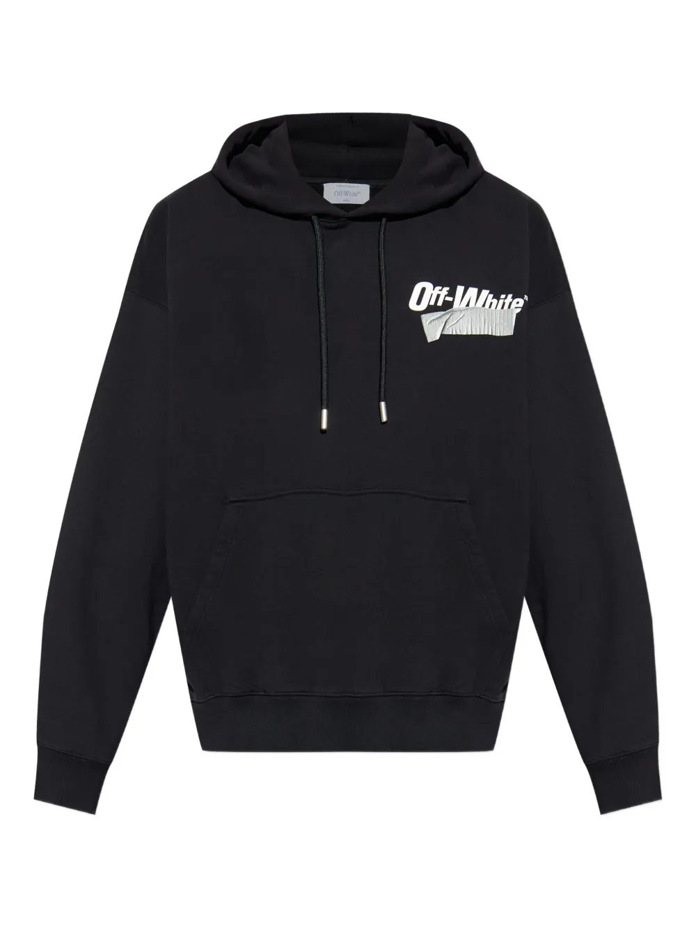 Хлопковое худи с логотипом в виде ленты OFF-WHITE, черный
Хлопковое худи с логотипом в виде ленты OFF-WHITE, черный