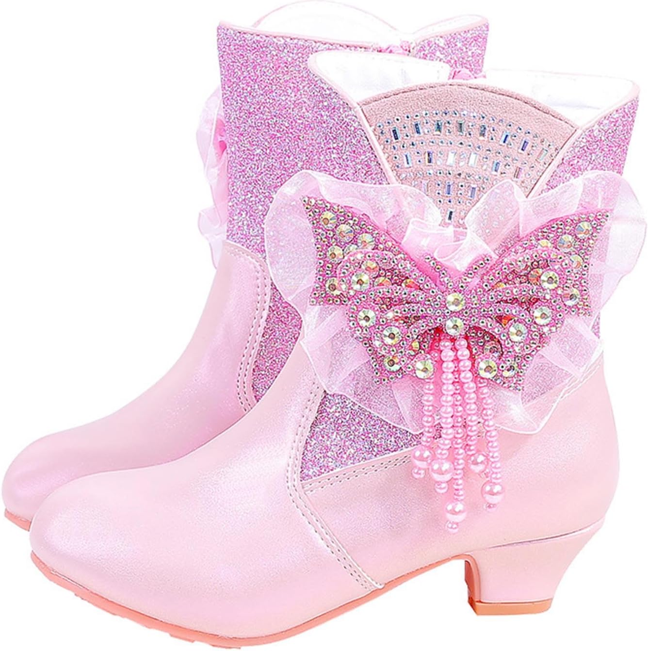 Детские ботинки для девочек Принцесса Сияющие Игровые Туфли Бабочки Нарядные Ботильоны с Низким Каблуком Блестящие Модные Косплей Ботиночки Generic, Pink
Детские ботинки для девочек Принцесса Сияющие Игровые Туфли Бабочки Нарядные Ботильоны с Низким Каблуком Блестящие Модные Косплей Ботиночки Generic, Pink