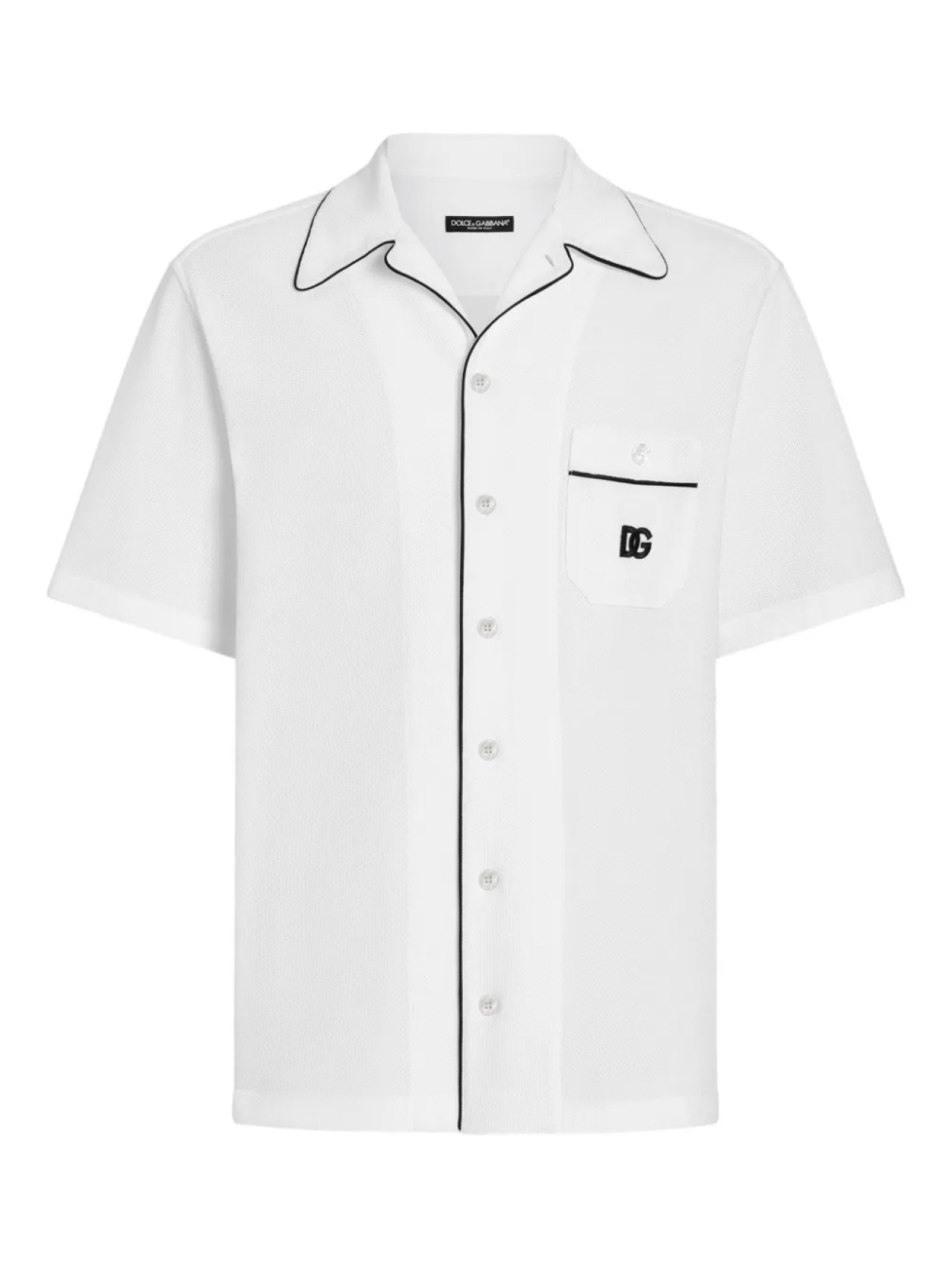 Dolce & Gabbana рубашка из смесового шелка, белый 
Dolce & Gabbana рубашка из смесового шелка, белый