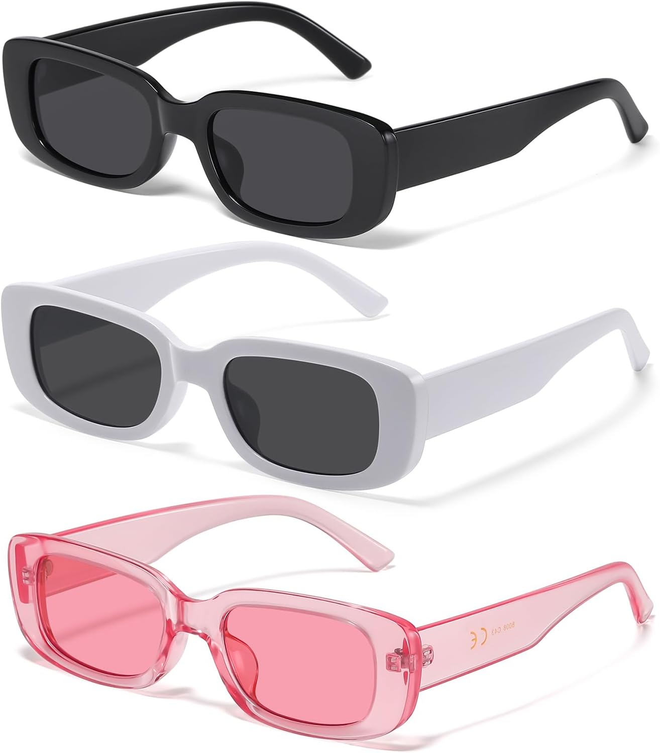 Солнцезащитные очки JASPIN прямоугольной формы для женщин и мужчин, модные, в стиле ретро 90-х, с защитой от УФ-излучения и стильной квадратной оправой, Black+clear Pink Pink+white
Солнцезащитные очки JASPIN прямоугольной формы для женщин и мужчин, модные, в стиле ретро 90-х, с защитой от УФ-излучения и стильной квадратной оправой, Black+clear Pink Pink+white
