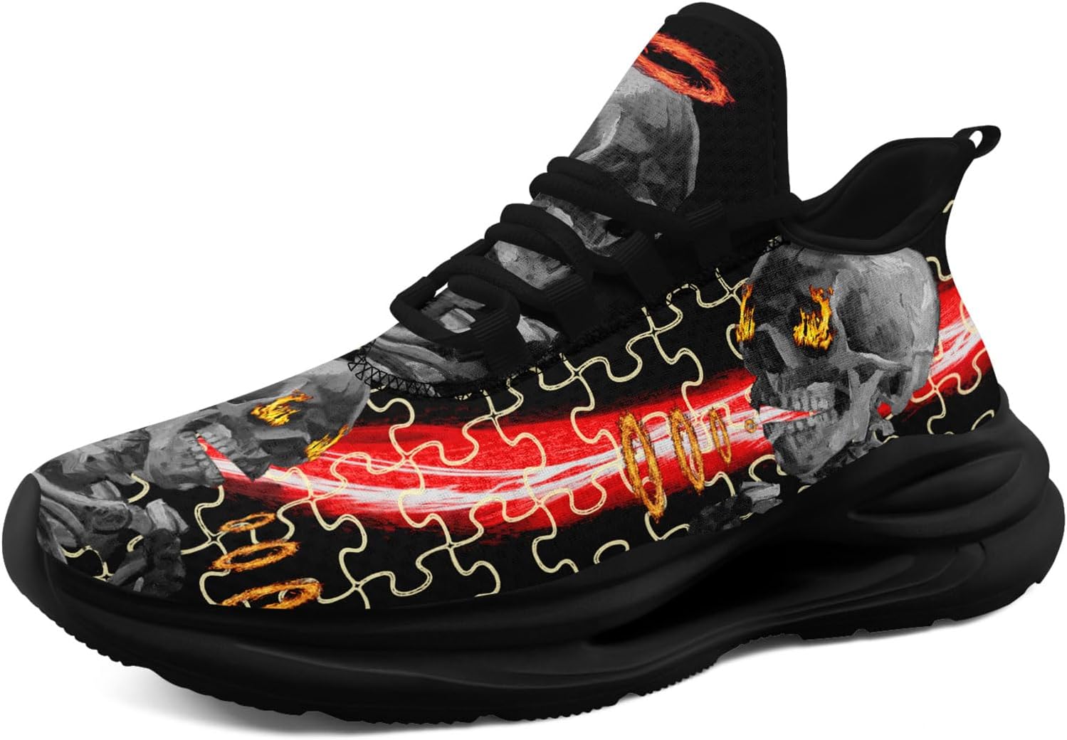 Кроссовки с черепом для мужчин и женщин, стильная элегантность, готические графические повседневные спортивные кроссовки для тенниса и тренировок Awsole, черный/желтый/розовый/серый
Кроссовки с черепом для мужчин и женщин, стильная элегантность, готические графические повседневные спортивные кроссовки для тенниса и тренировок Awsole, черный/желтый/розовый/серый