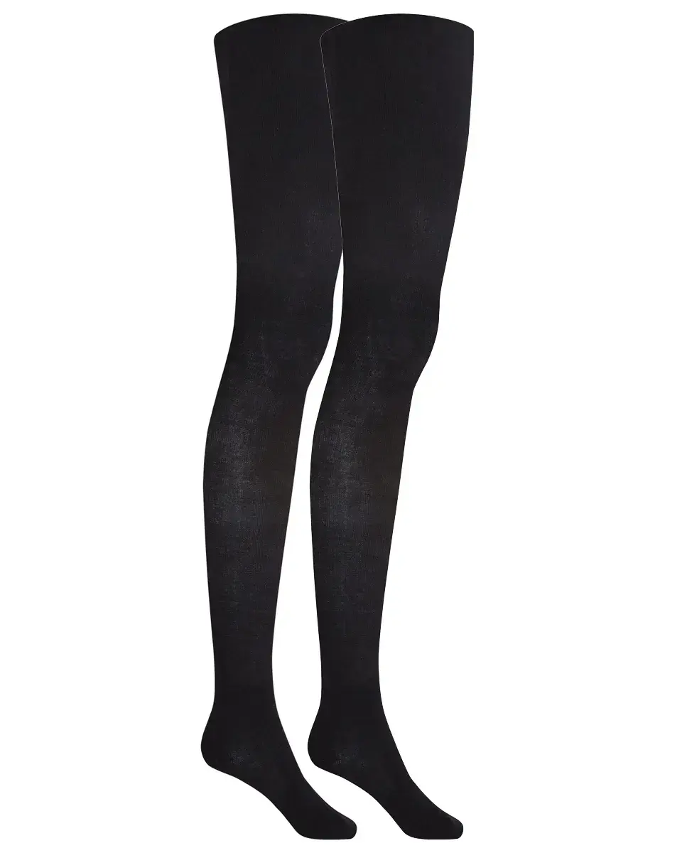 В упаковке 2 однотонных хлопковых детских колготок Punto Blanco, черный
В упаковке 2 однотонных хлопковых детских колготок Punto Blanco, черный