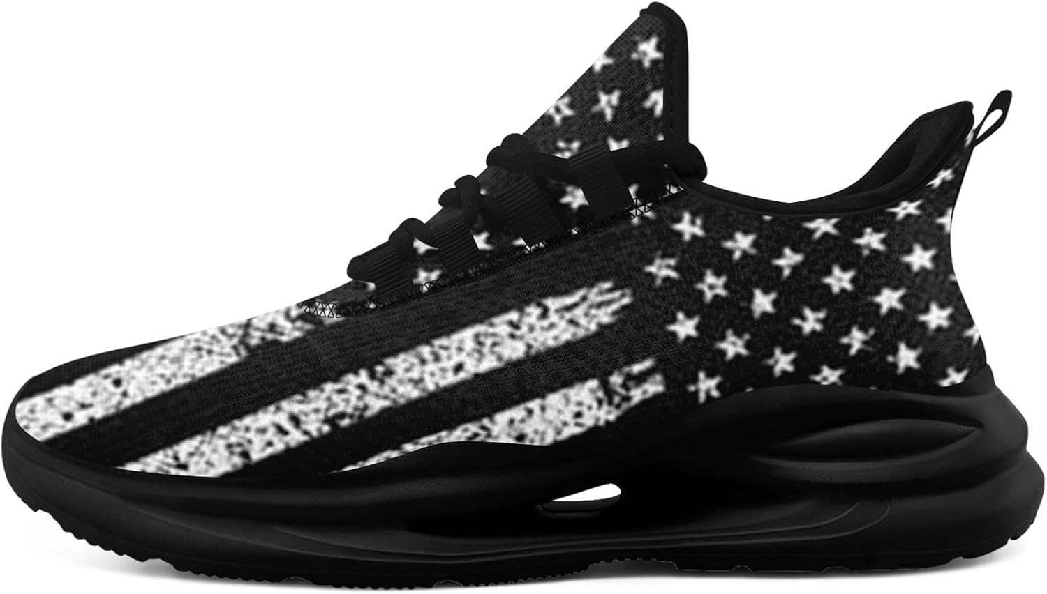 Мужские беговые кроссовки с сеткой, дизайн с американским флагом для патриотических энтузиастов и ветеранов Onegam, белый/черный/синий
Мужские беговые кроссовки с сеткой, дизайн с американским флагом для патриотических энтузиастов и ветеранов Onegam, белый/черный/синий